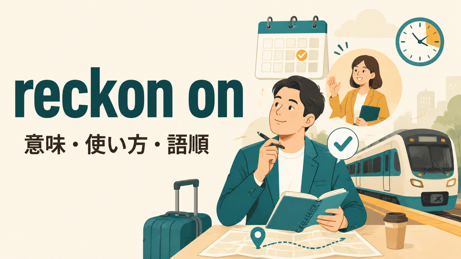 reckon onの意味は？「当てにする・見込む」の使い方とcount on・expectとの違い