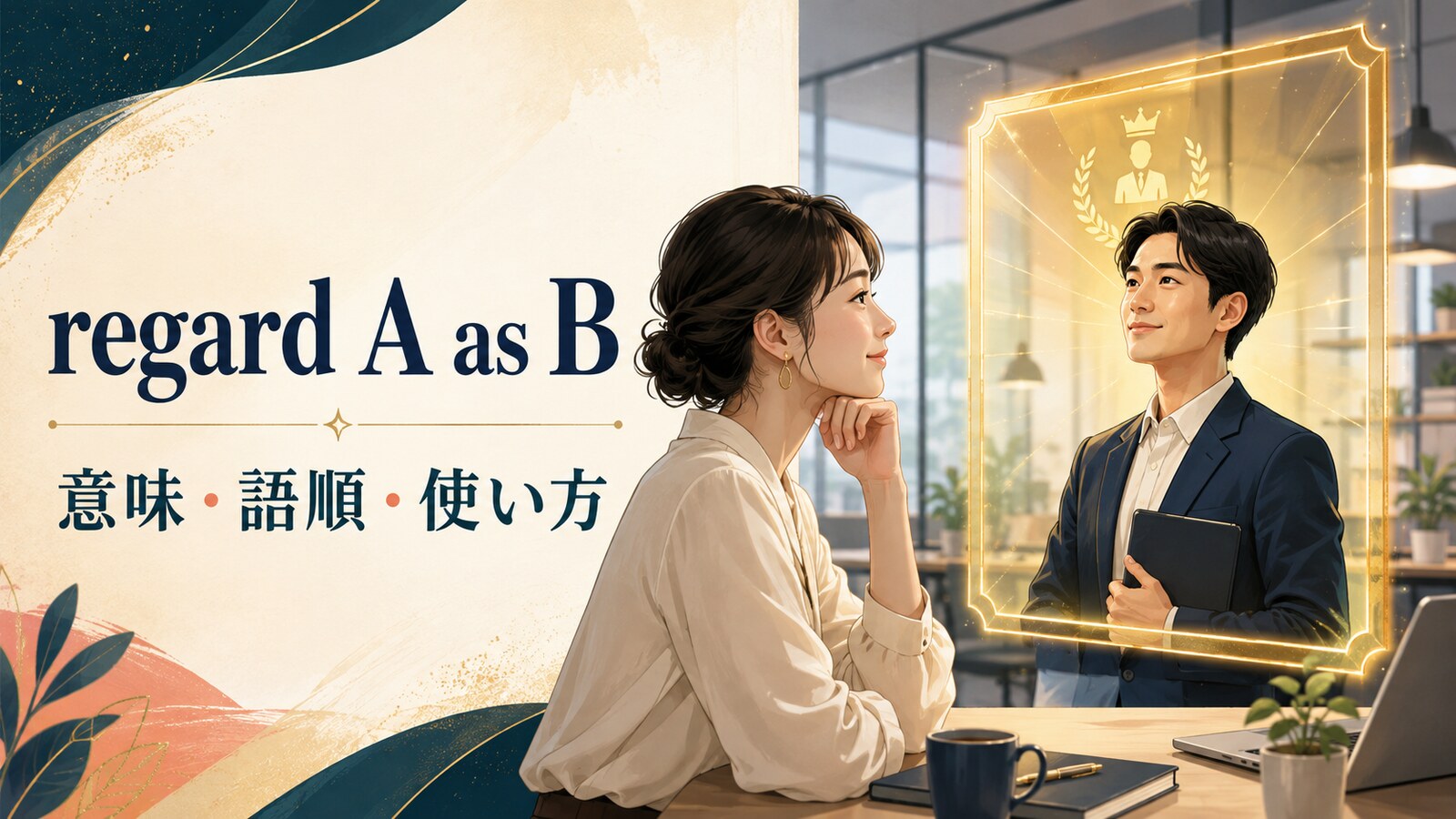 regard A as Bの意味は？「AをBとみなす」の語順・受動態と使い方