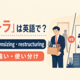 リストラの英語表現 layoff・downsizing・restructuring