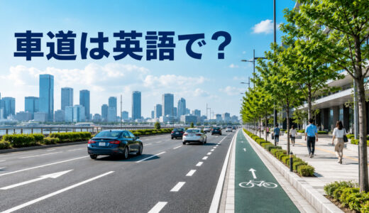 車道は英語で？roadway・carriageway・road・laneの違いと例文