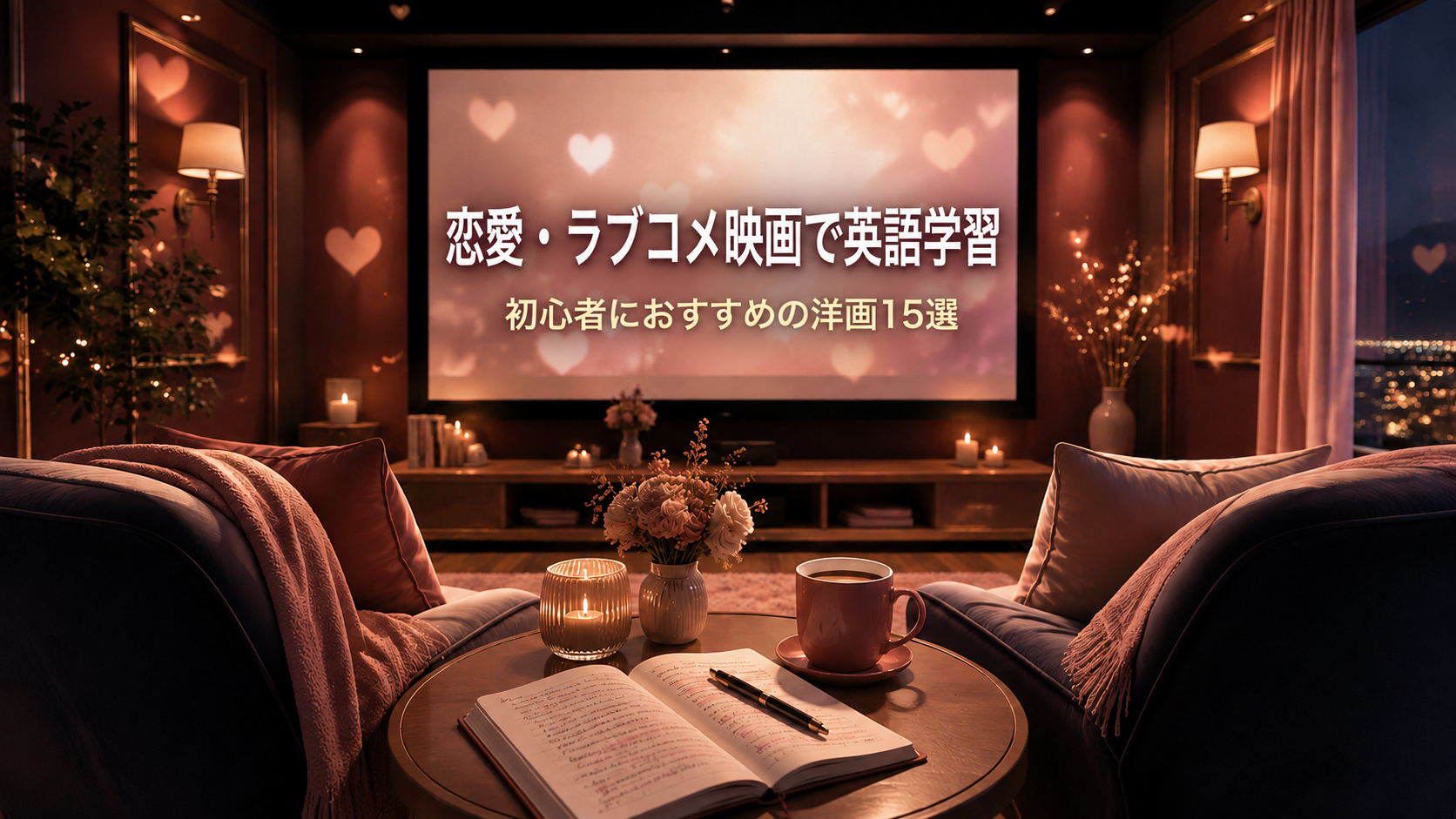 恋愛・ラブコメ映画で英語学習｜初心者におすすめの洋画15選
