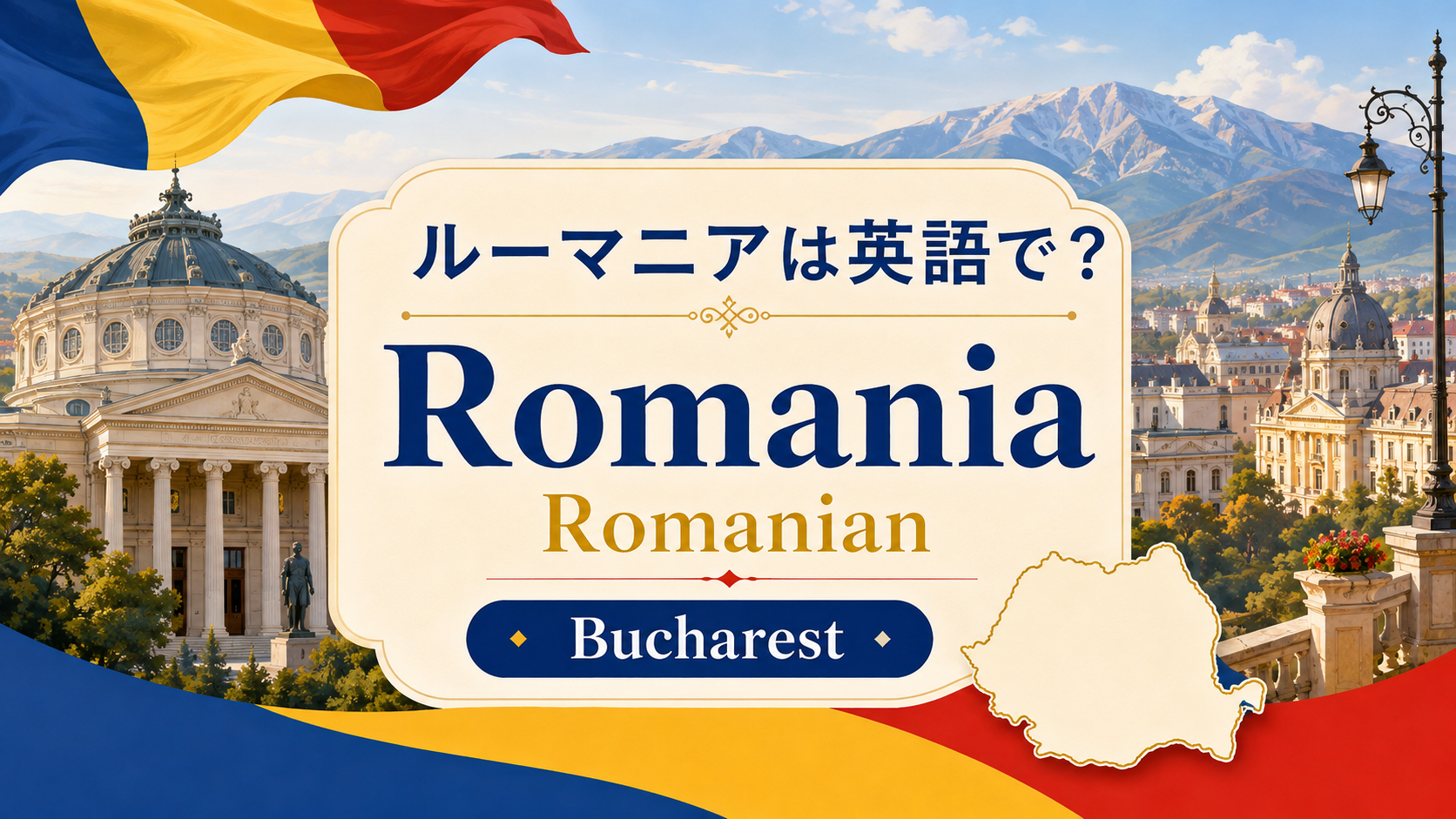 ルーマニアは英語で？Romania・Romanian・Bucharestの違い