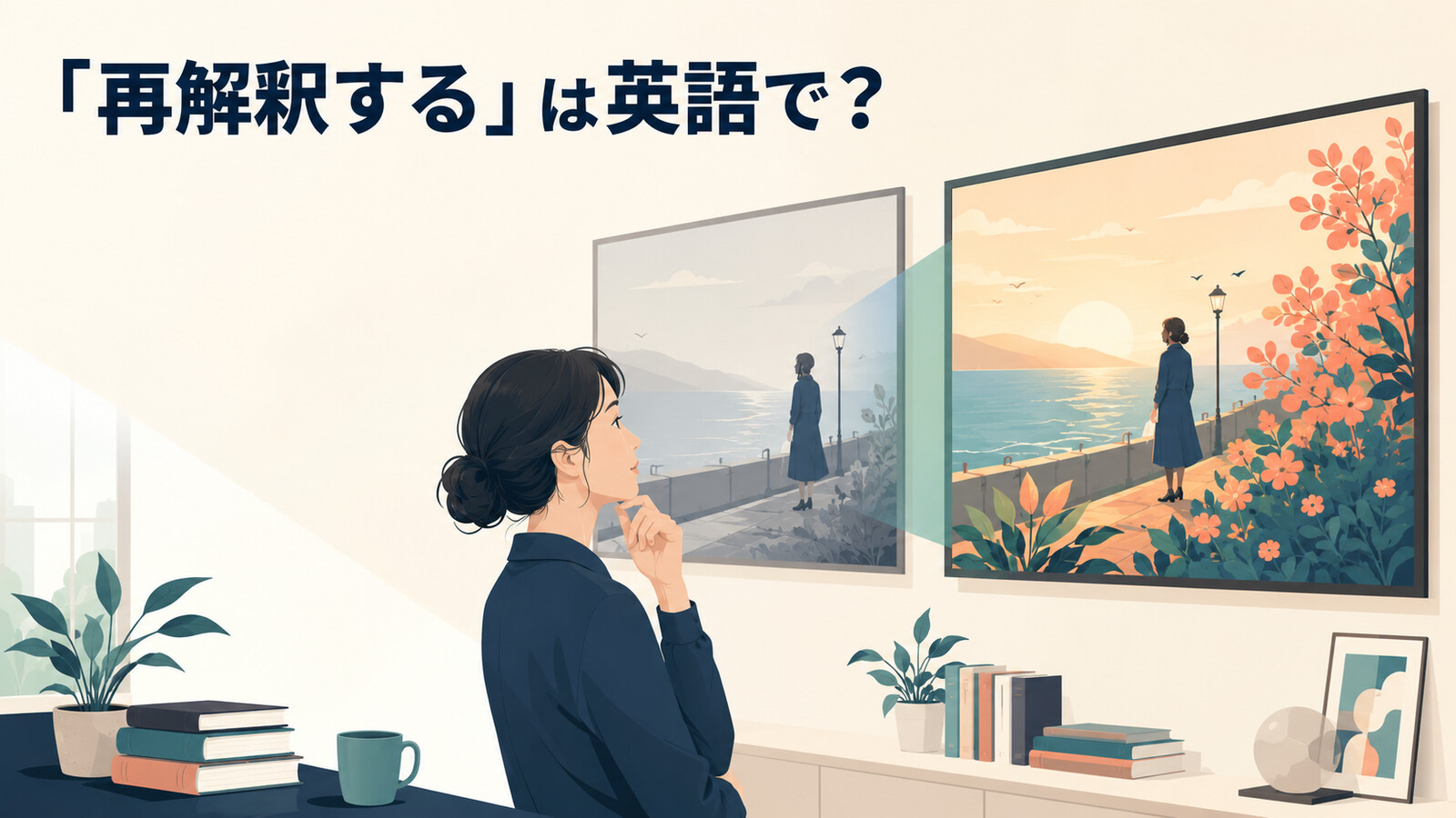 「再解釈する」は英語で？reinterpret・see in a new light・look at differentlyの違い