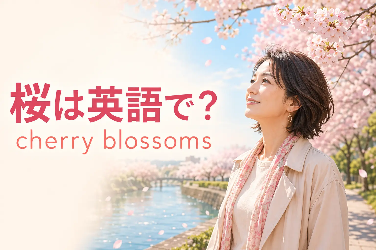 桜は英語で？cherry blossom・sakuraの違いと開花・満開・散る表現