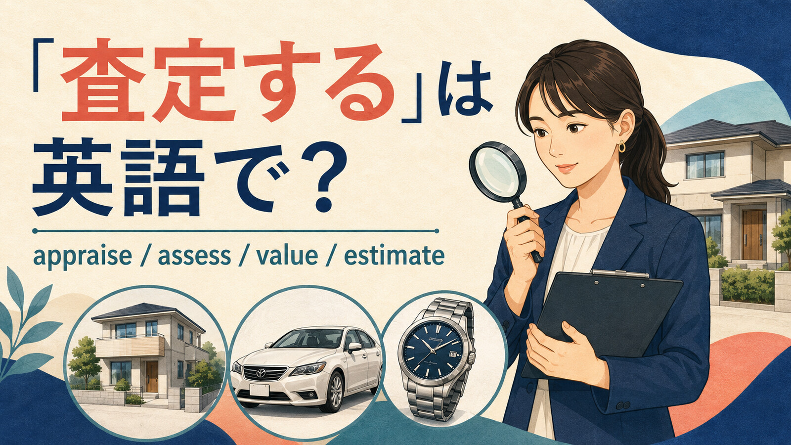 「査定する」は英語で？appraise・assess・value・estimateの違い