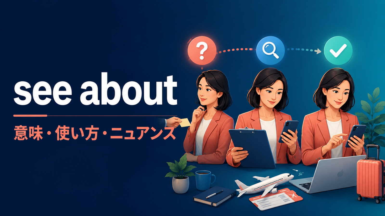 see aboutの意味は？「確認して対処・手配する」の使い方とWe’ll see about thatのニュアンス