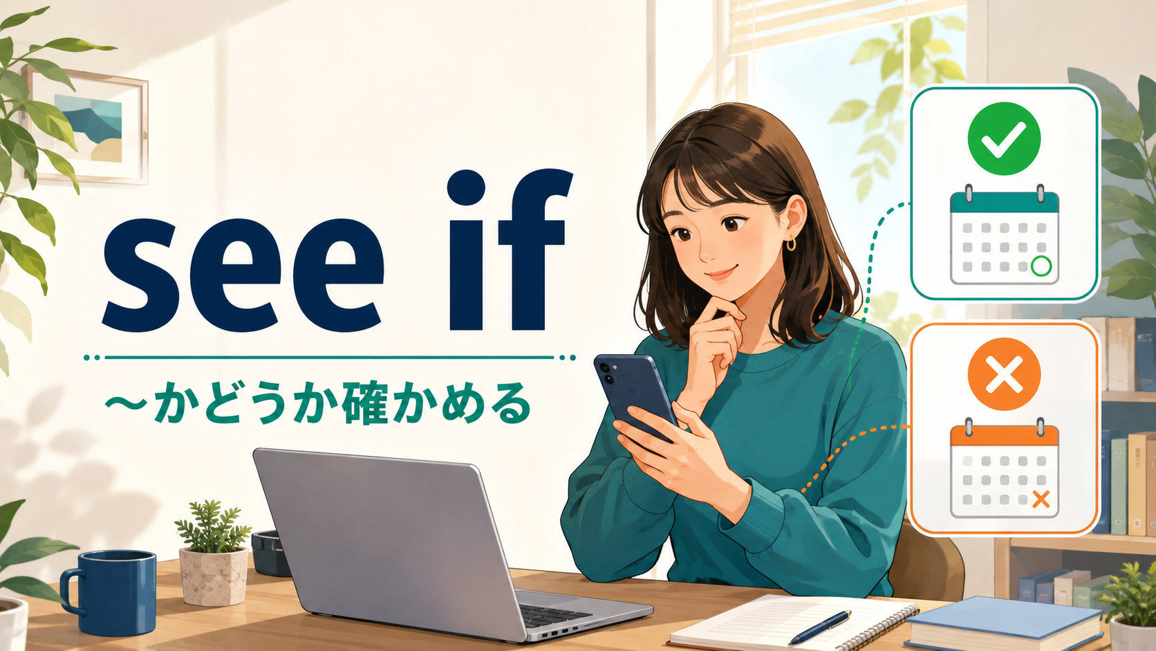 see ifの意味は？「〜かどうか確かめる」の使い方と例文