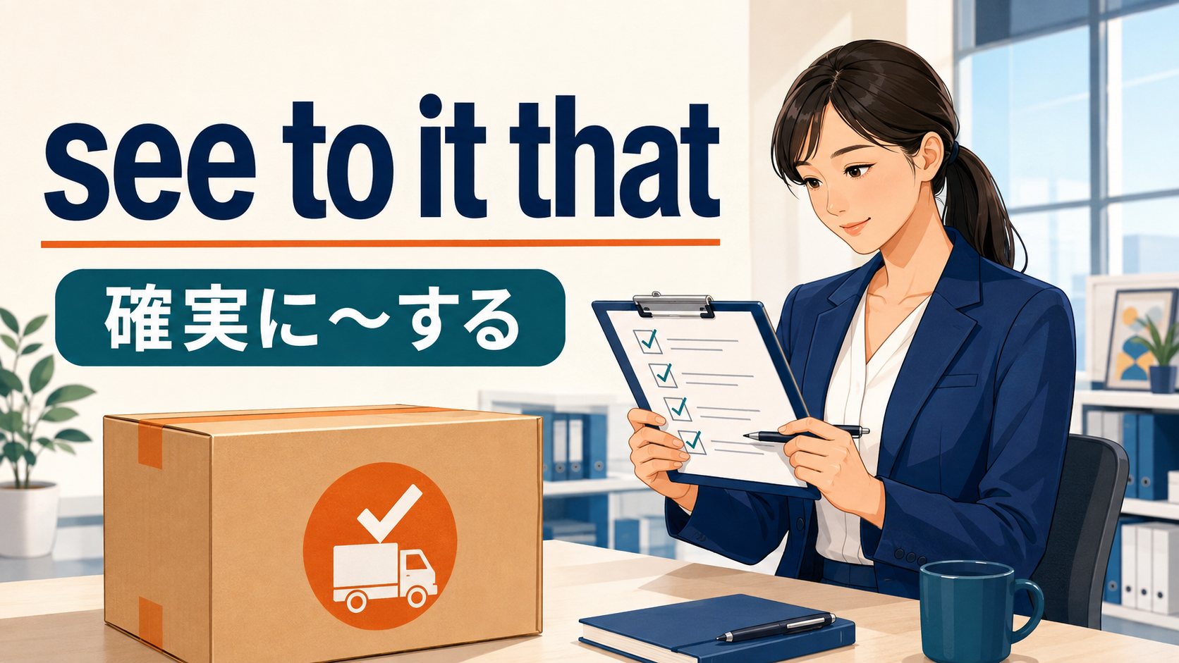 see to it thatの意味は？「必ず〜するようにする」の使い方と例文
