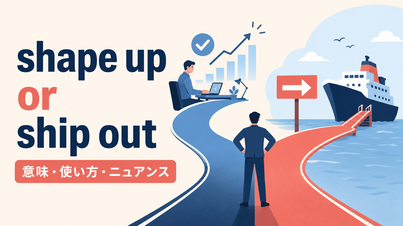 shape up or ship outの意味・使い方・ニュアンス