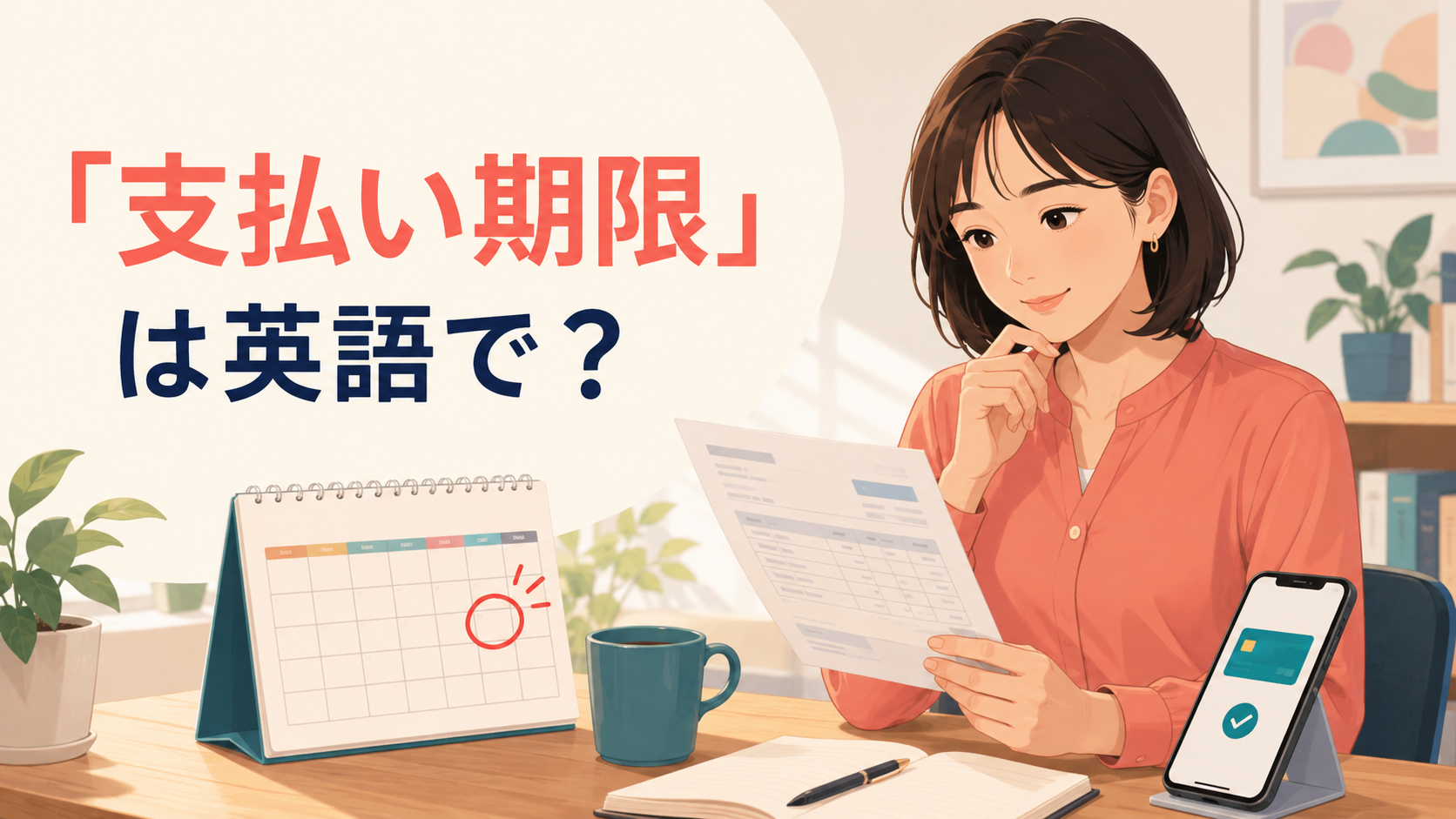 「支払い期限」は英語で？due date・payment deadlineの違い