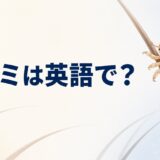 シラミは英語で? louseとliceを解説するアイキャッチ
