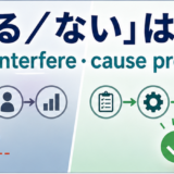 「支障がある・ない」の英語表現 affect・interfere・cause problems