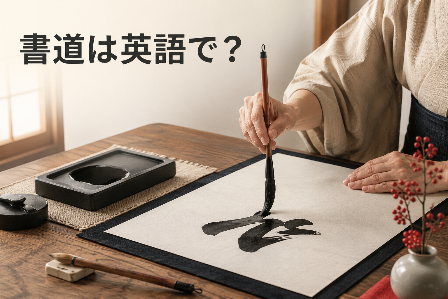 書道は英語で？calligraphy・Japanese calligraphy・handwritingの違い