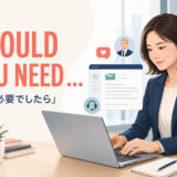 Should you need(もし必要でしたら)の意味を表すアイキャッチ画像