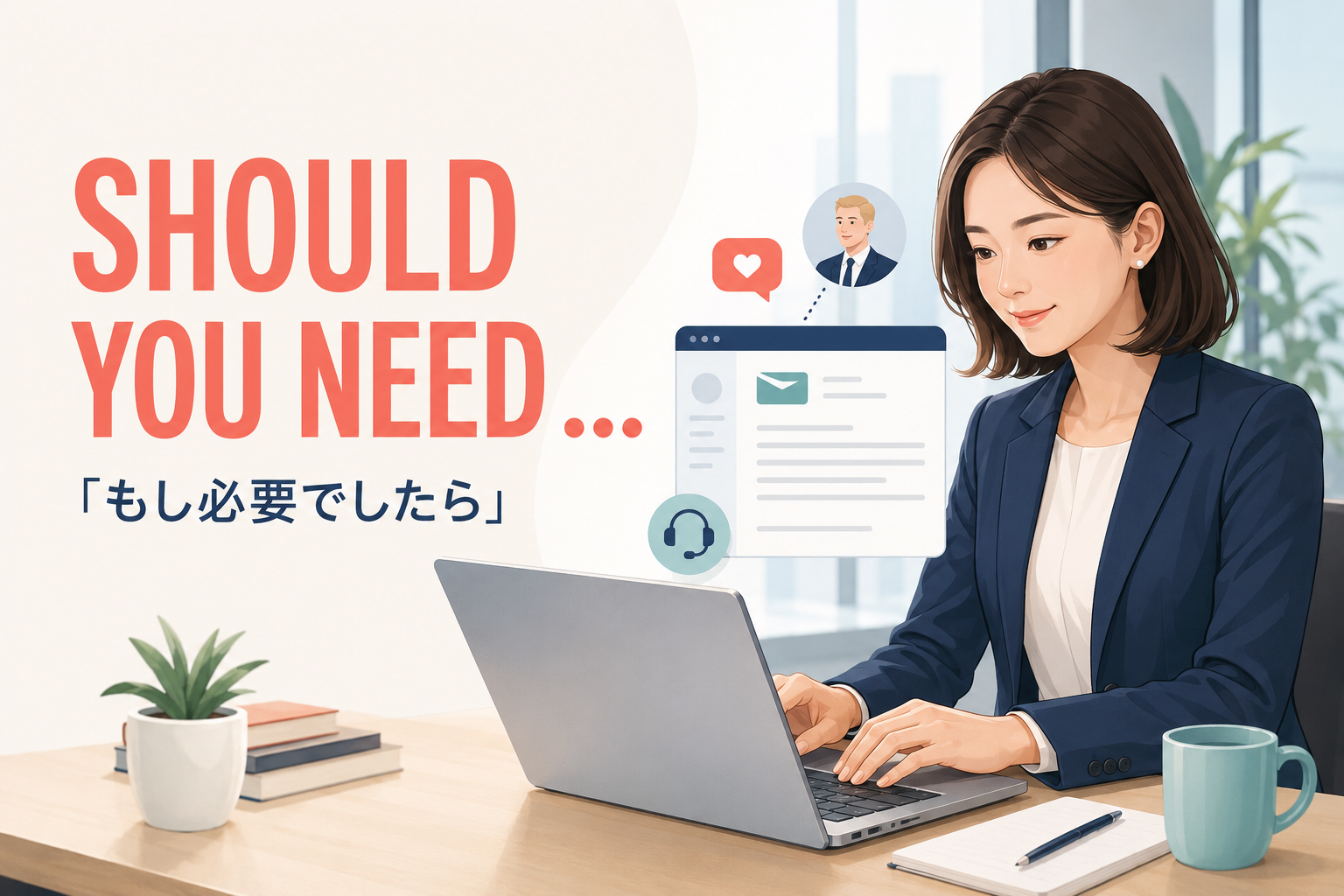 Should you needの意味は？ifの省略・倒置とビジネス例文を解説