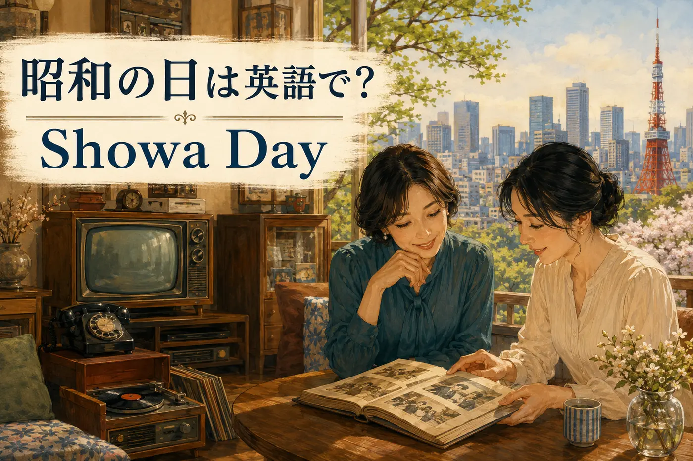 昭和の日は英語でShowa Dayと説明する記事のアイキャッチ