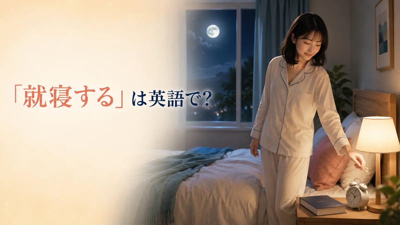 「就寝する」は英語で?go to bedとfall asleepの違い