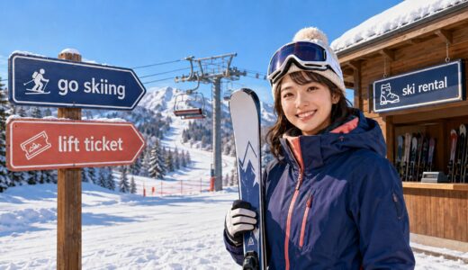 スキーは英語で？go skiingの使い方とスキー場・レンタルの英会話