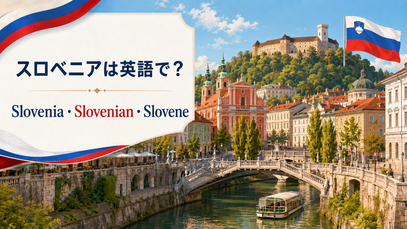 スロベニアは英語で？Slovenia・Slovenian・Sloveneの違い