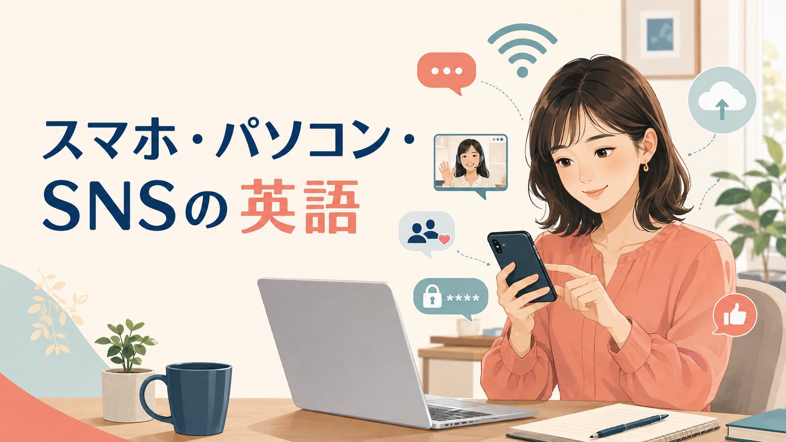 スマホ・パソコン・SNSで使う英語の総合ガイド