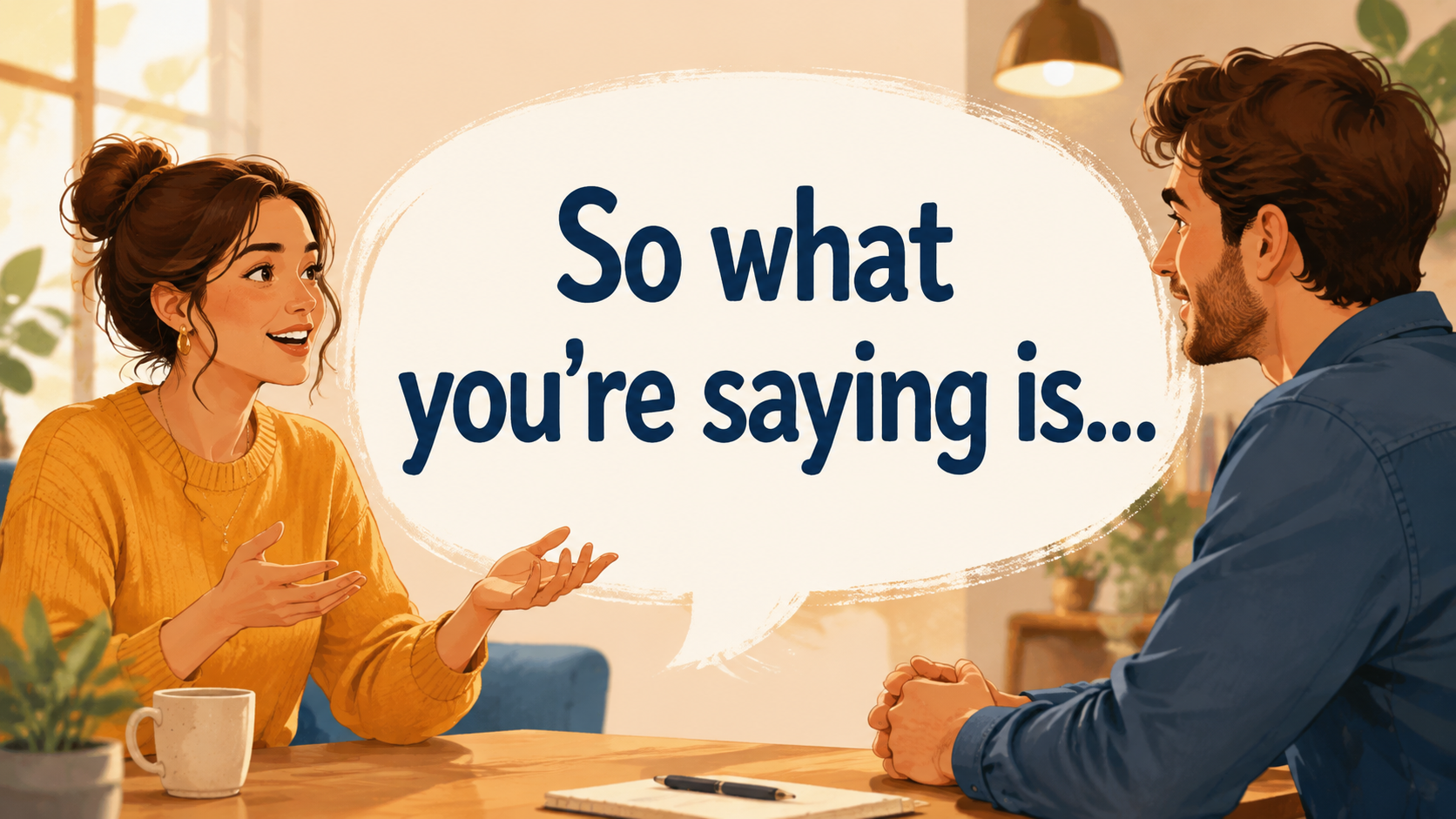 So what you're saying is...の意味と使い方