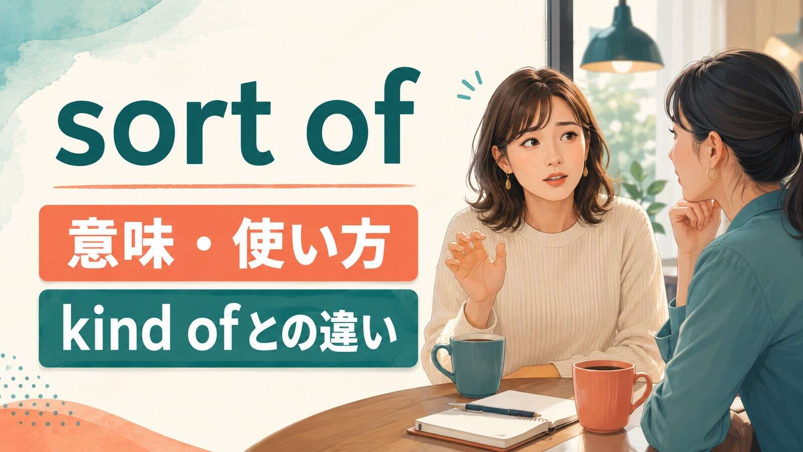 sort ofの意味は？「一種の・ちょっと」の使い方とkind ofとの違い