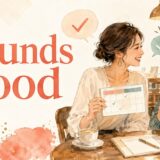Sounds goodの意味を表す英会話イラスト
