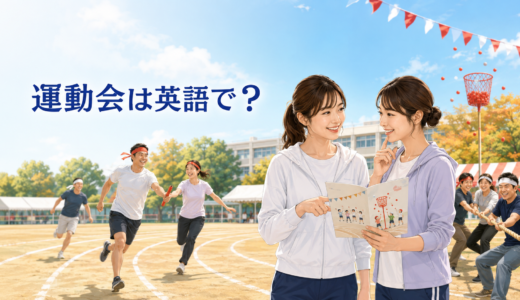 運動会は英語で？sports day・athletic meetの違いと競技名