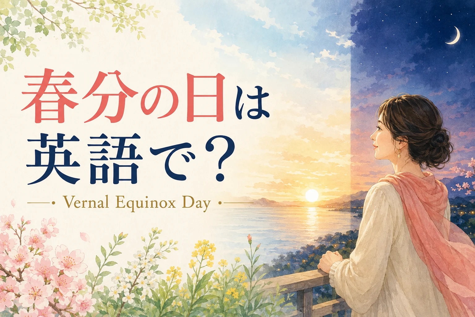 春分の日は英語で？Vernal Equinox Day