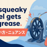 squeaky wheel gets the grease meaning