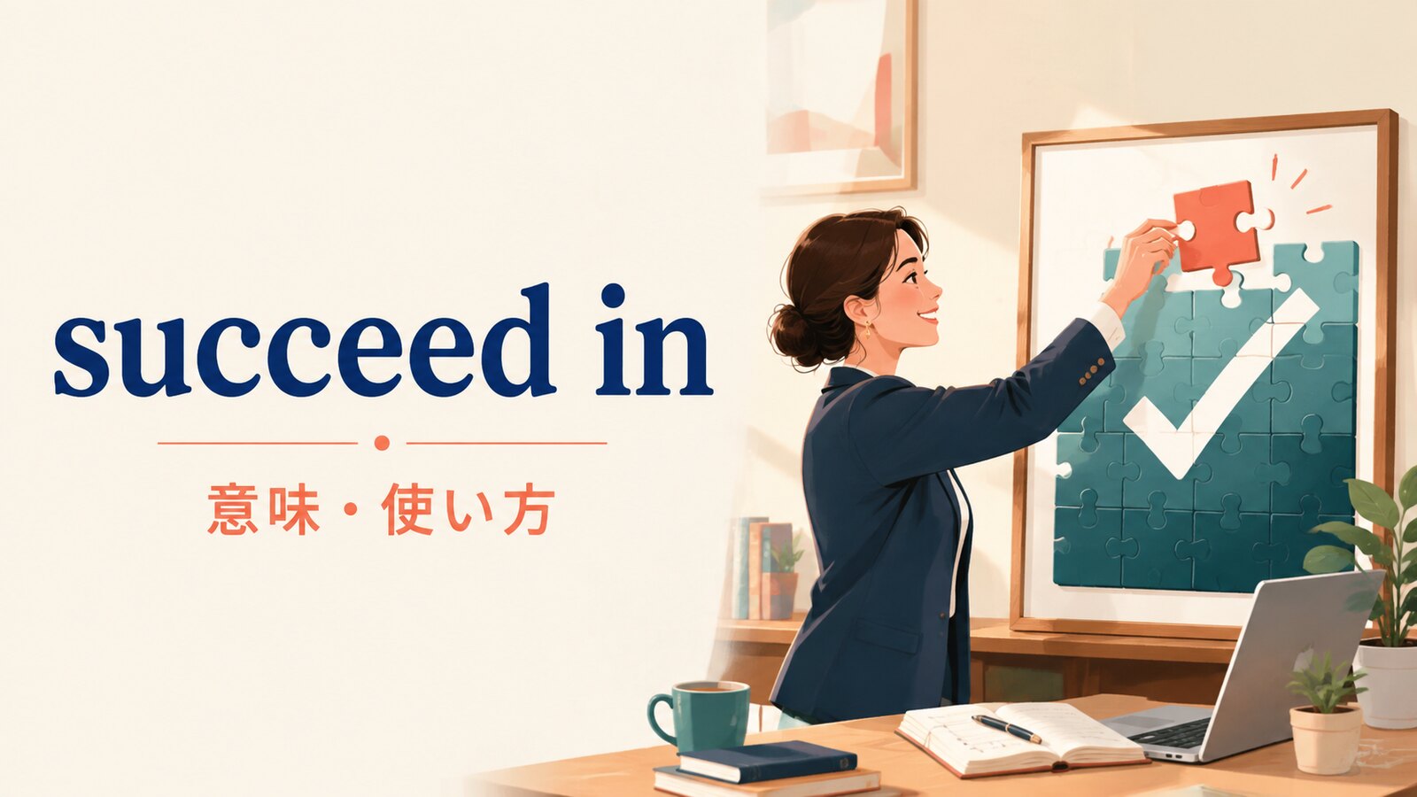 succeed inの意味は？succeed in doingの使い方とmanage toとの違い
