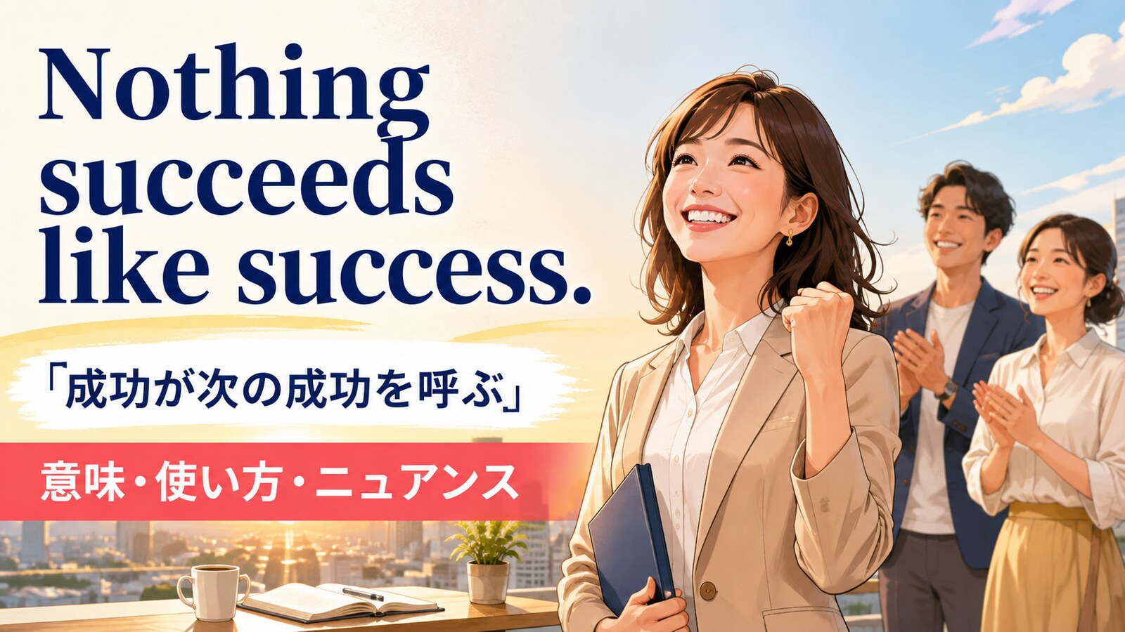 Nothing succeeds like success.の意味は？使い方・ニュアンスと例文