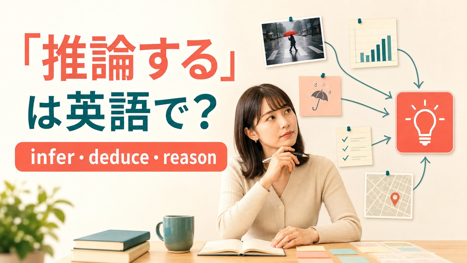「推論する」は英語で?infer・deduce・reasonの違い