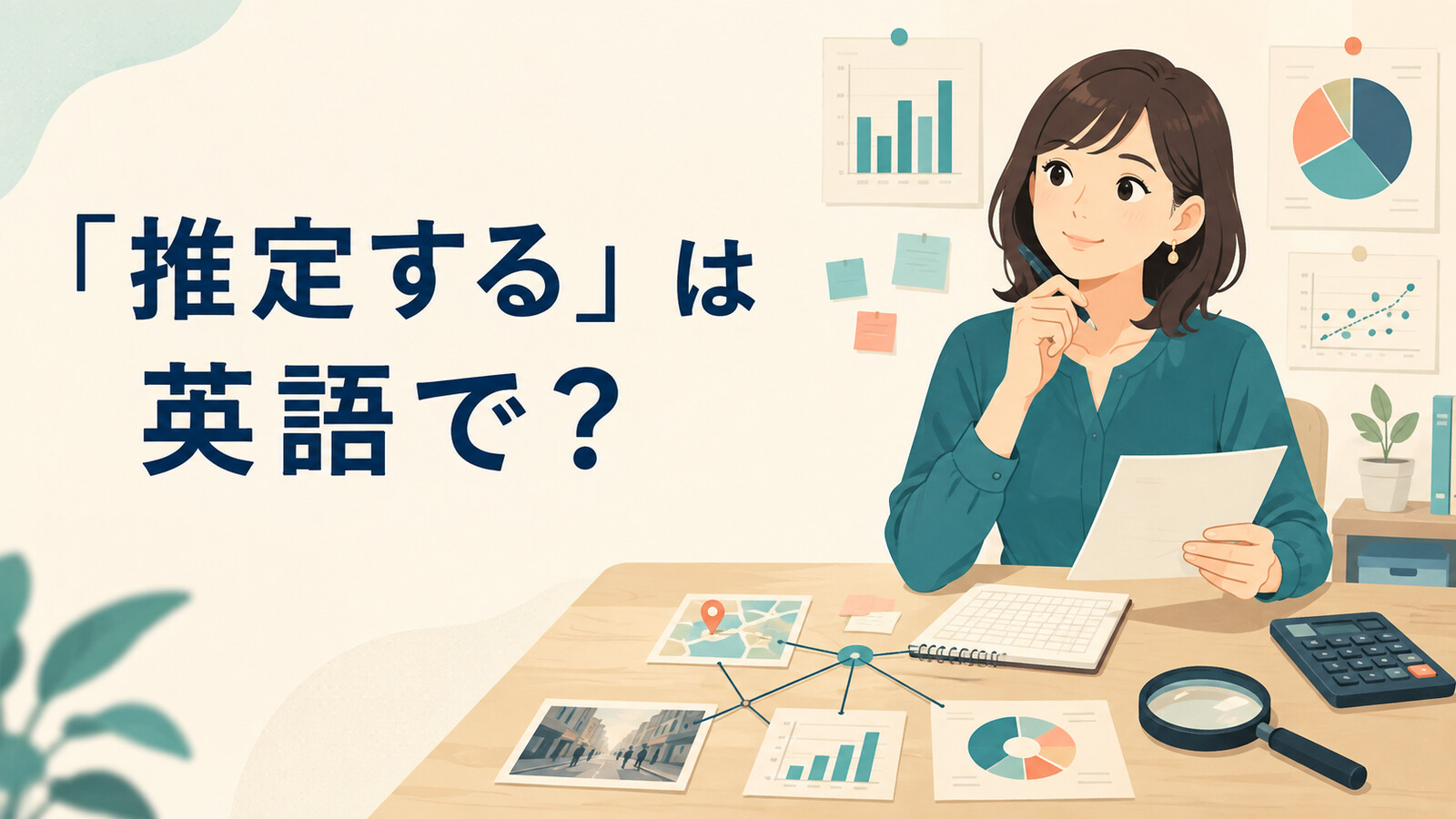 「推定する」は英語で？estimate・infer・calculate・presumeの違い