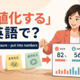 「数値化する」は英語で？quantify・measure・put into numbersの違い