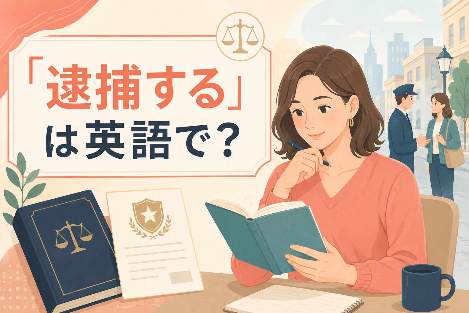 「逮捕する」は英語で?arrest・take into custody・detainの違い