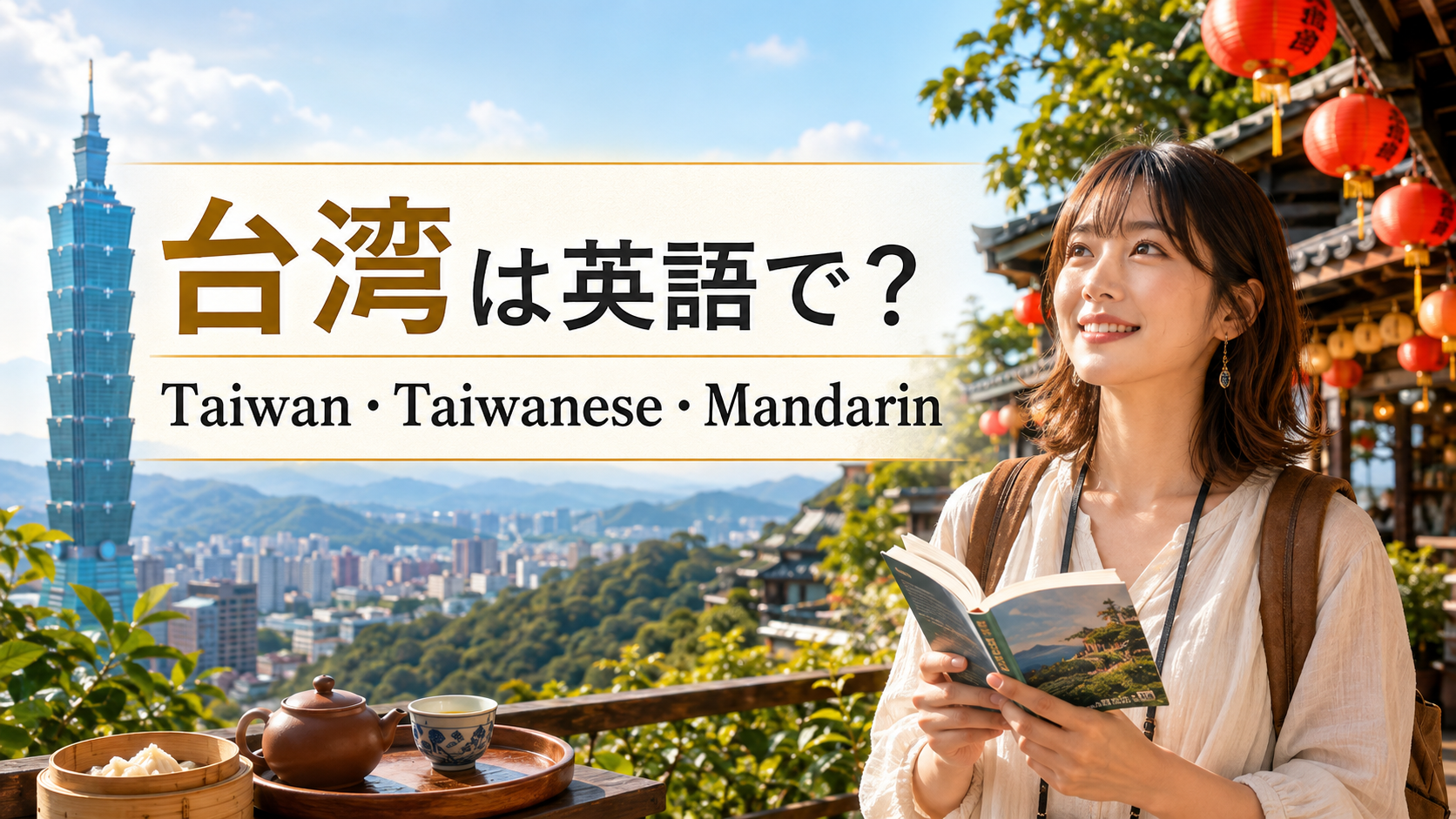 台湾は英語で？Taiwan・Taiwanese・Mandarinの違い