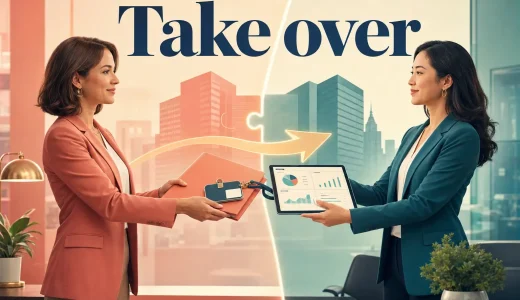 Take overの意味は？仕事・会社・役割を「引き継ぐ」の使い方