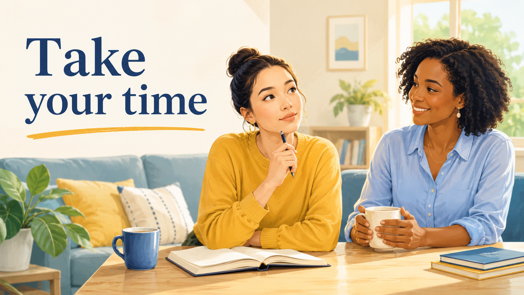 Take your timeの意味と使い方