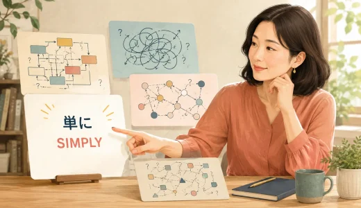 「単に」は英語で？simply・just・merely・onlyの違い