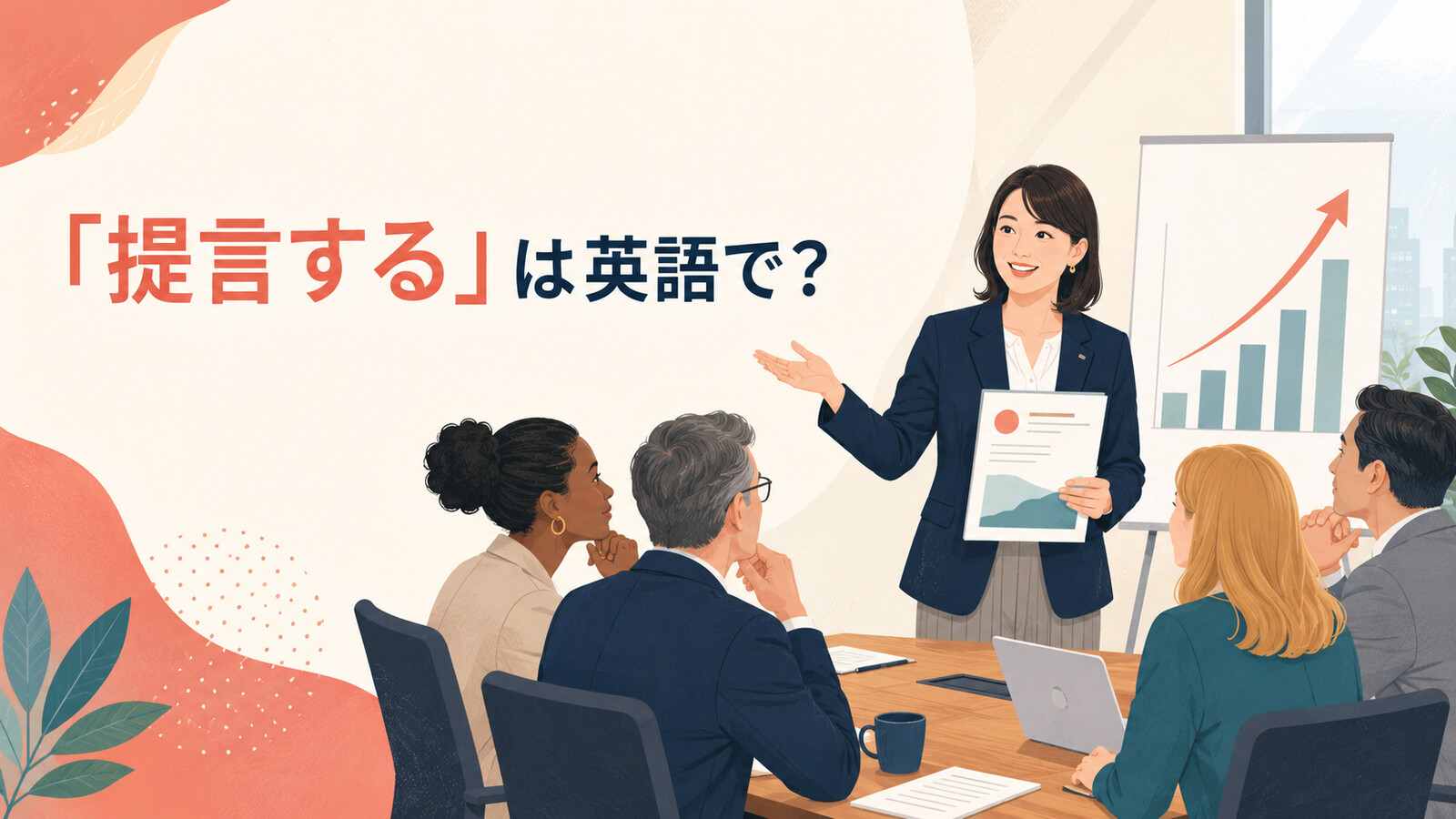 「提言する」は英語で？propose・recommend・advocate・call forの違い