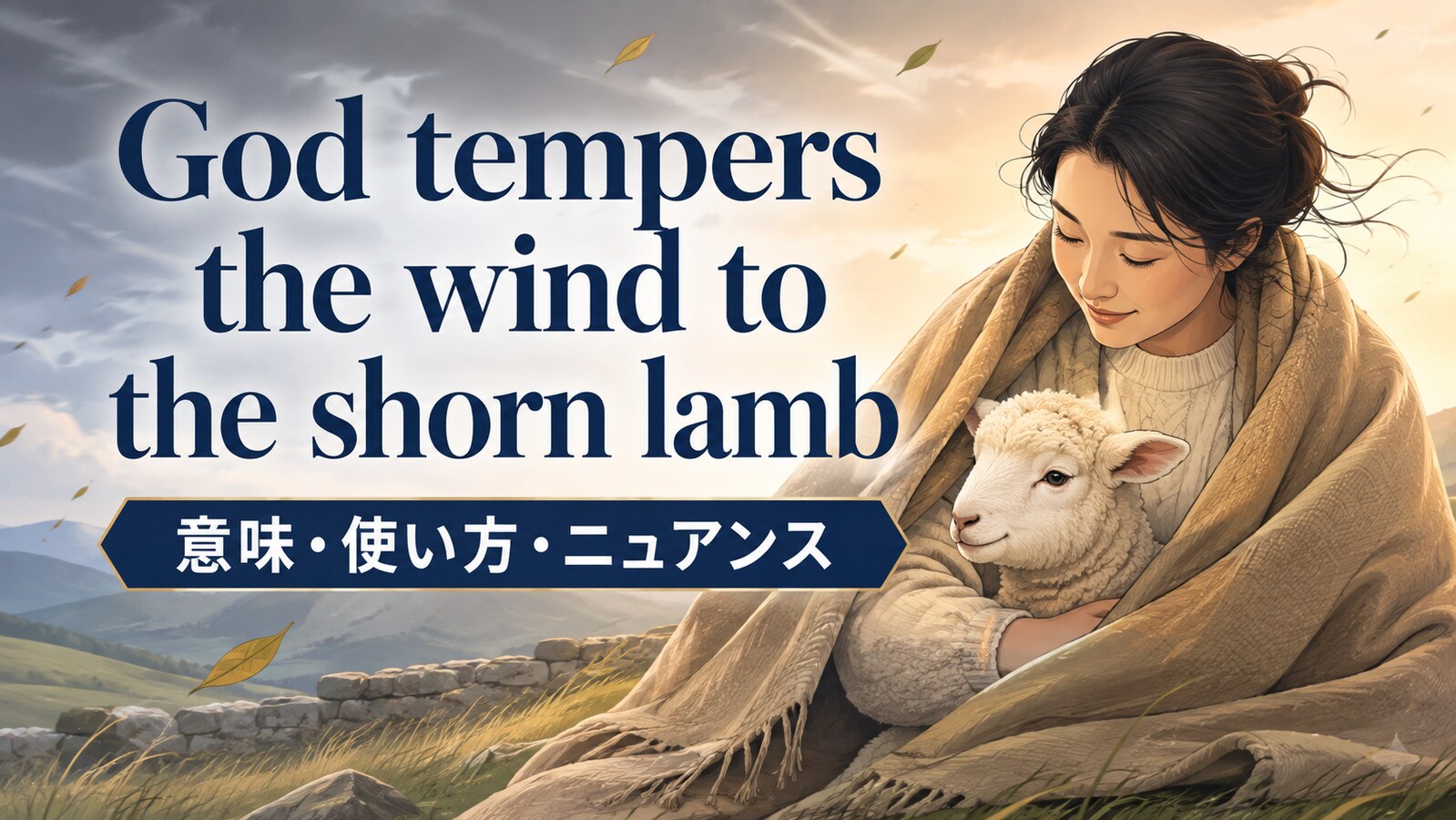 God tempers the wind to the shorn lambの意味・使い方・ニュアンス