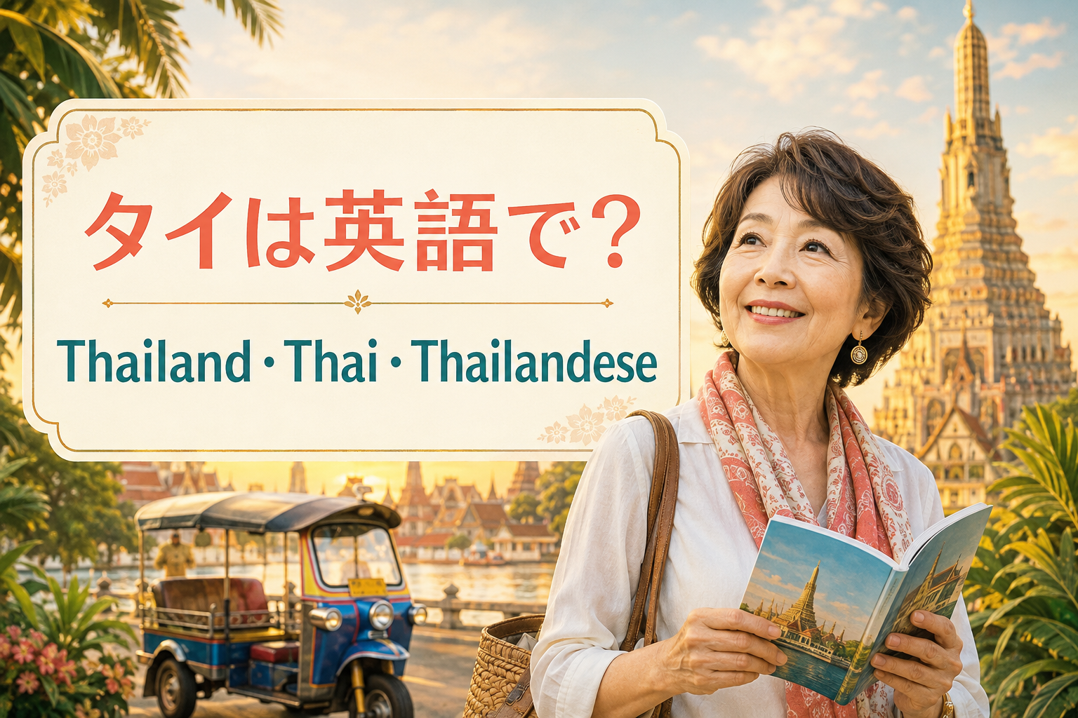 タイは英語で？Thailand・Thai・Thailandeseの違い