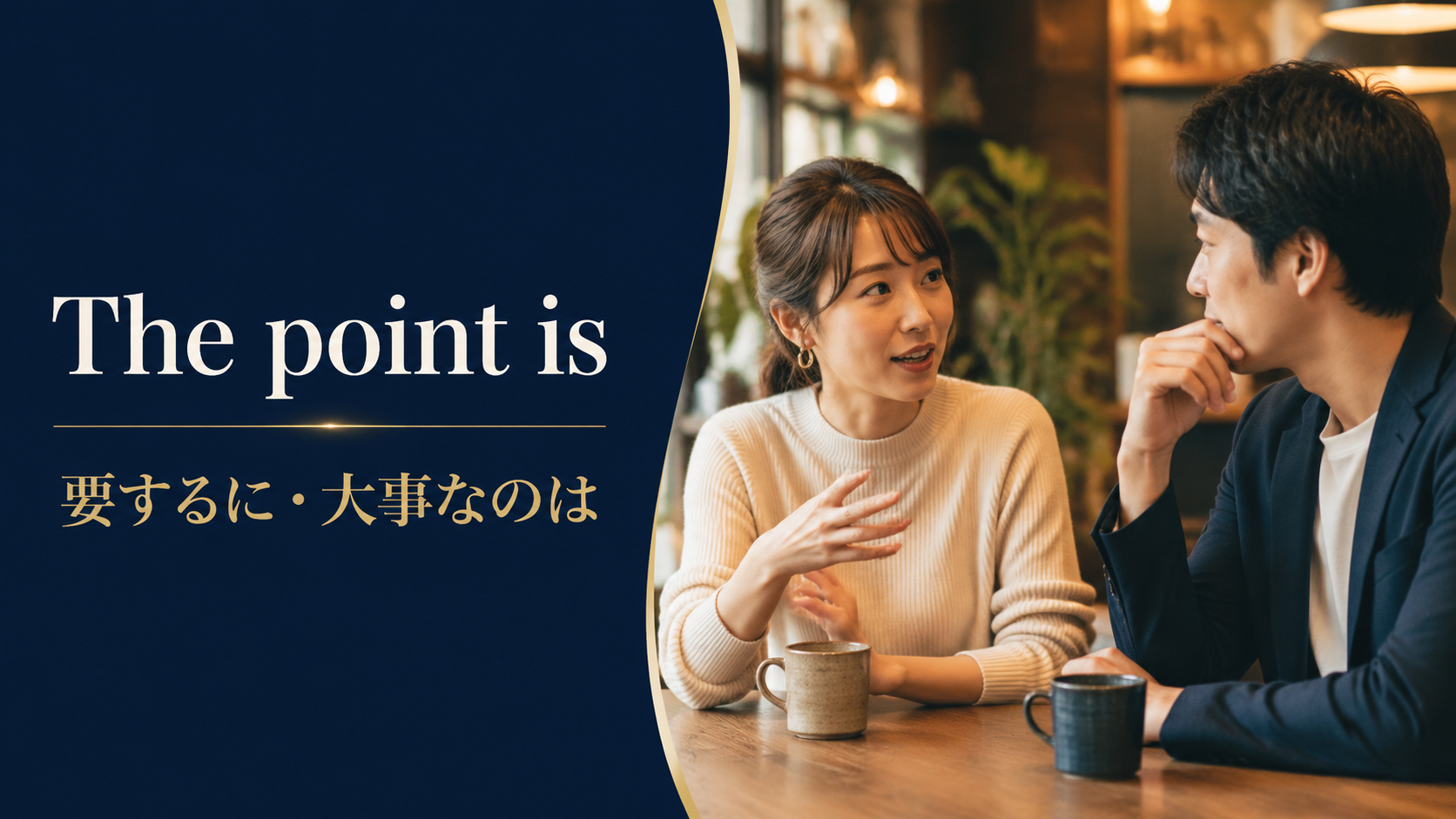 The point is(要するに・大事なのは)のアイキャッチ