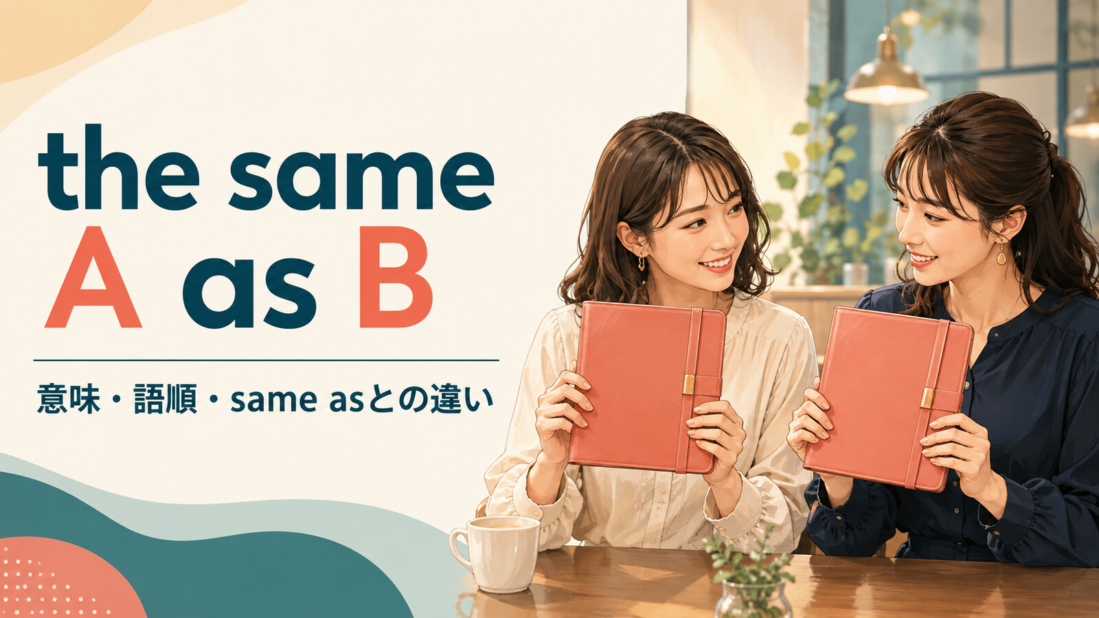 the same A as Bの意味は？語順・the same as・same withとの違い