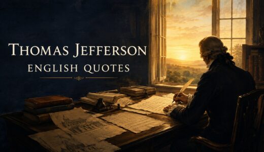 トーマス・ジェファーソンの英語の名言5選｜未来・誠実さ・理性を語る言葉