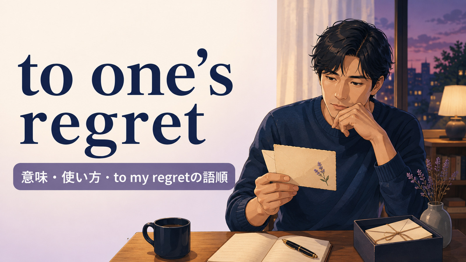 to one’s regretの意味は？to my regretの語順・使い方と例文