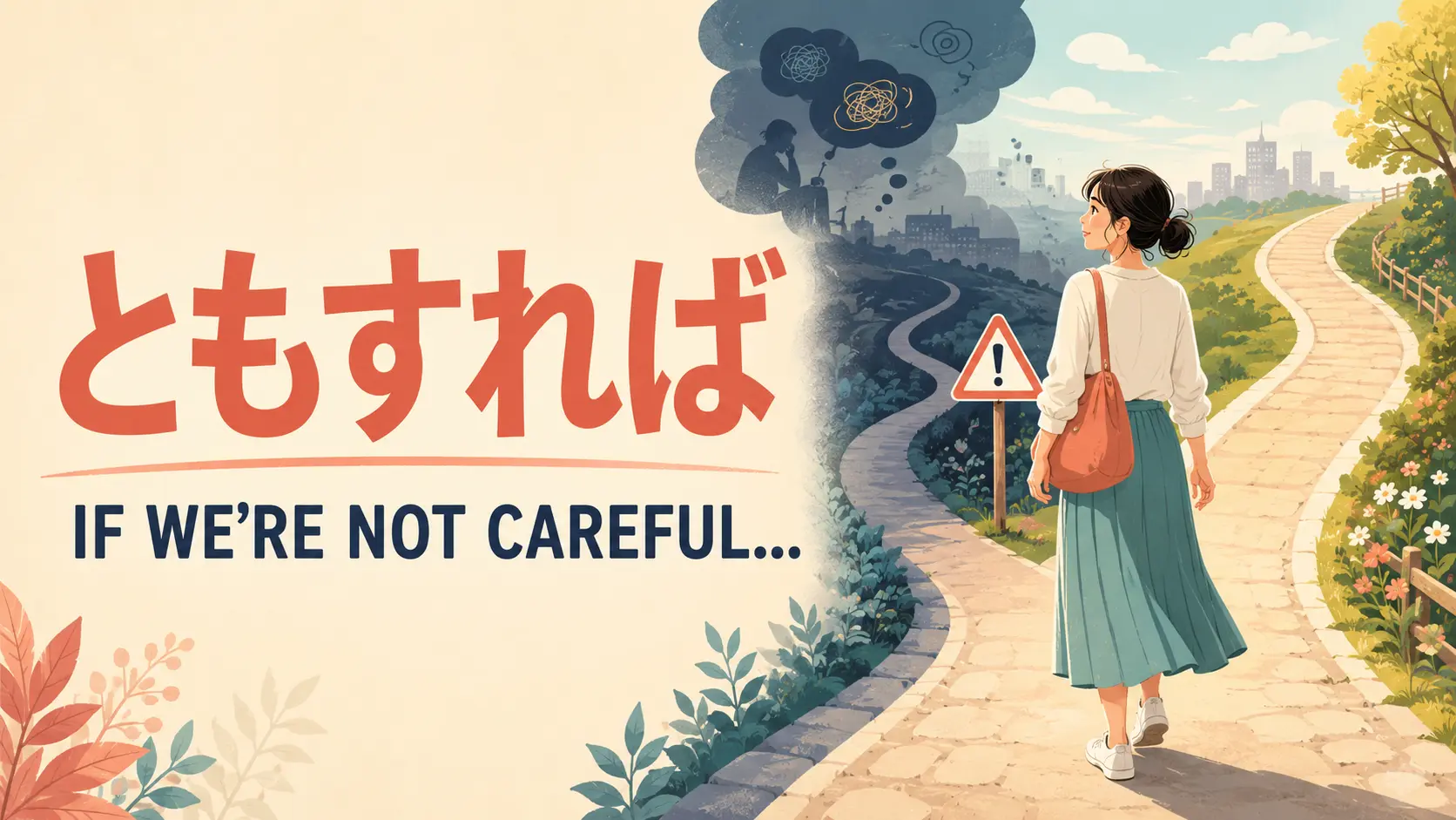 「ともすれば」は英語で？if not careful・tend to・be liable toの違い