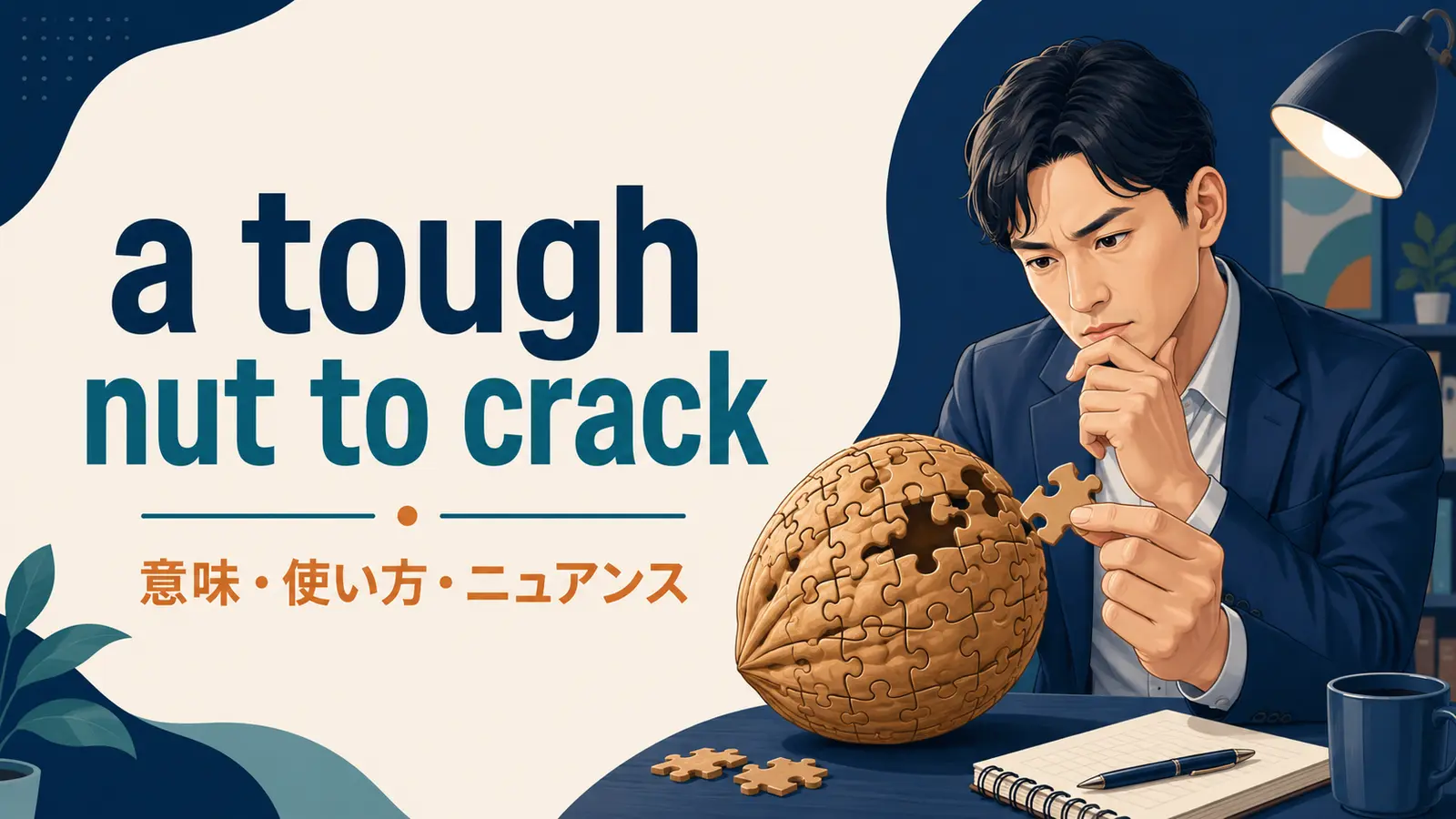 a tough nut to crackの意味・使い方・ニュアンス