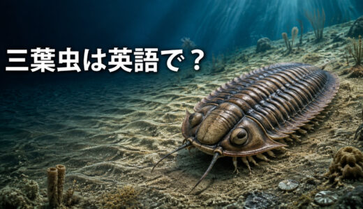 三葉虫は英語で？trilobiteの発音・語源と「3つの葉」の意味